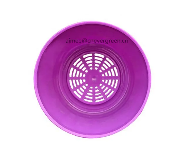 4' Pots Planter Colorful Flower Plant Container Seed Starting Pots with Pallet Plastic Plant Flower Seedlings Nursery Pot