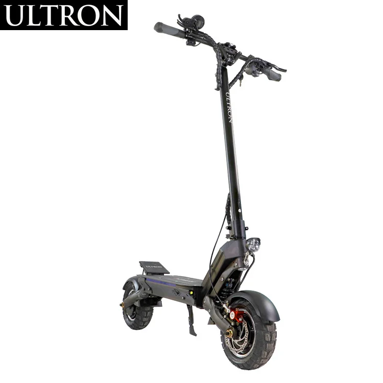 Of Ultron 2400 Вт 10 дюймов для колес Стикеры для колеса шины двойной мотор внедорожный электрический скутер складной портативный для продажи