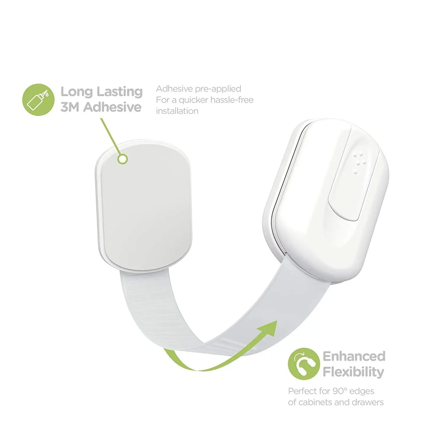 Factory Baby Safety Lock Child safety lock Adjustable Strap Kids Child Proofing  Baby Safety Locks For Fridge Cabinets Drawers