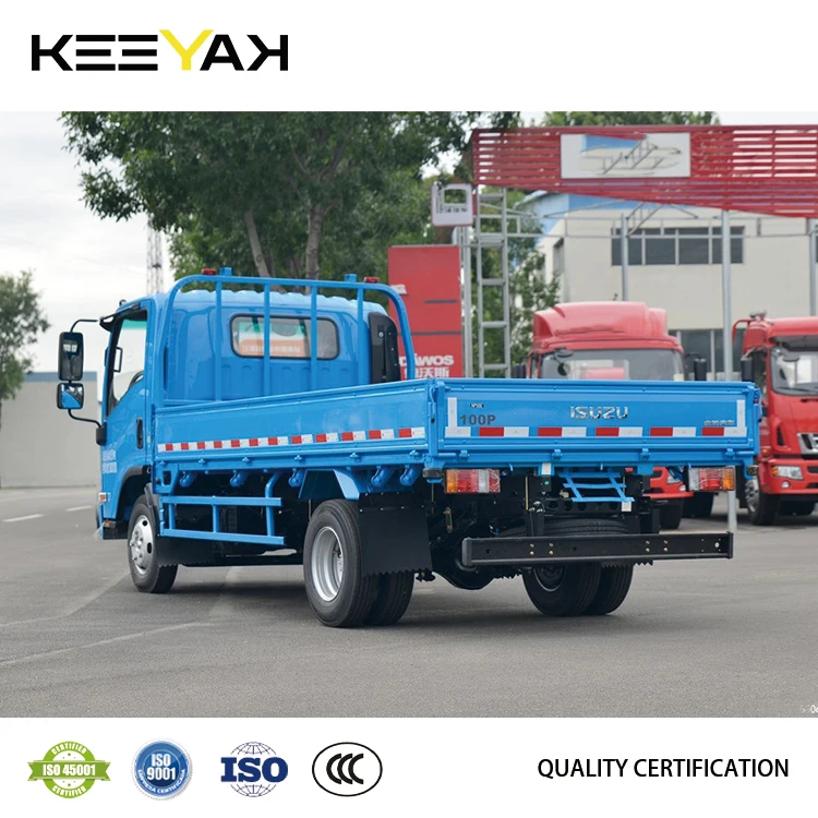 Новый 4ton Isuzu Легкий Грузовой автомобиль 4*2 дизельный эльф Евро 4 5 6 Бортовой для перевозки товаров