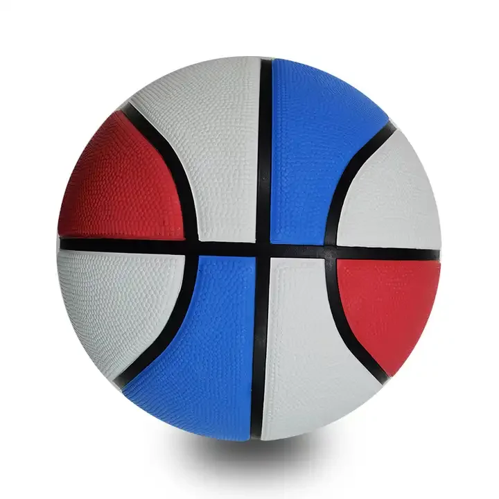 Custom Printed Official Size 7 Rubber Basketball Ball With Logo