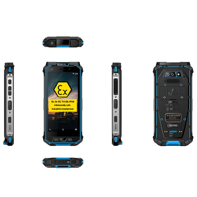 Industrial two-way radio atex 4g dmr Radio VHF/UHF ex proof cellphone waterproof rugged Smartphone Radio walkie talkie atex