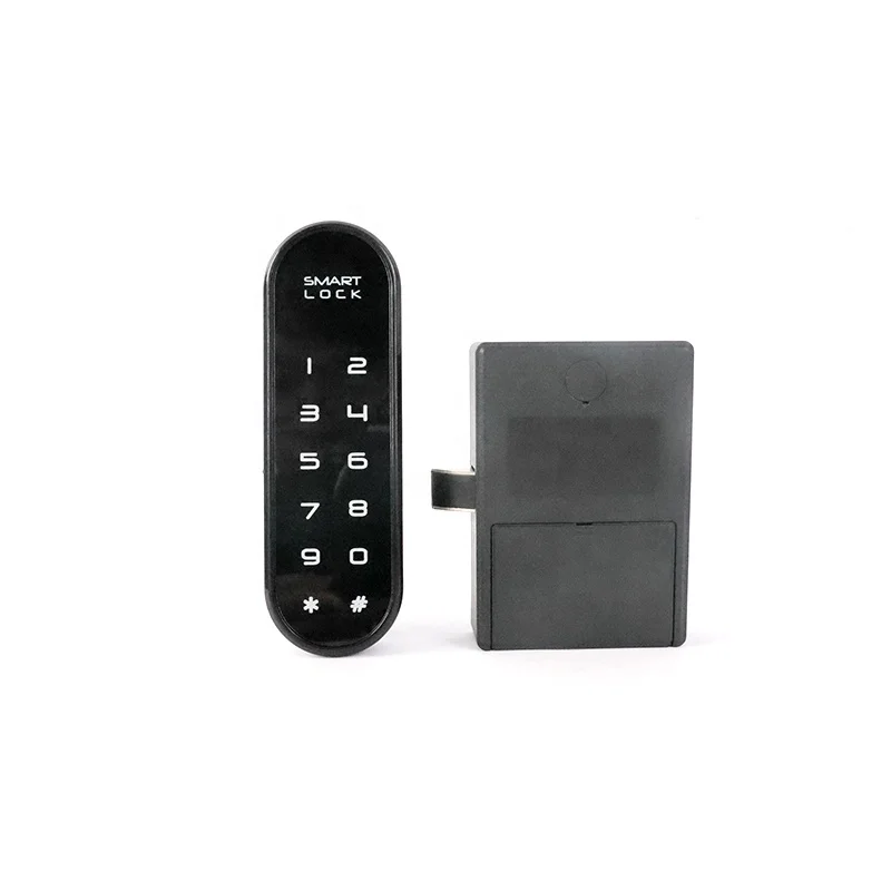 Qidots smart lock F155 ABS plastic USB key mini file safety cabinet digital keypad drawer lock
