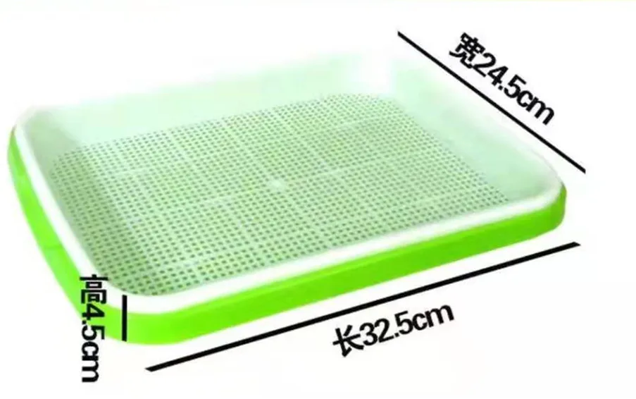 
Plastic seedling tray PP double bean sprouts seed tray biodegradable seed tray 