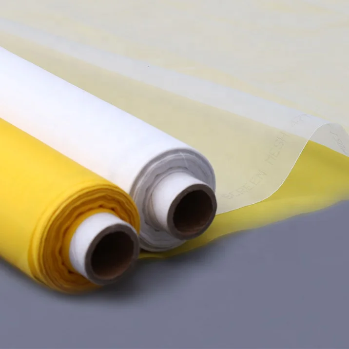 Factory wholesale 100% Polyester silk screen printing wire mesh plain weave screen printing silk mesh for printing