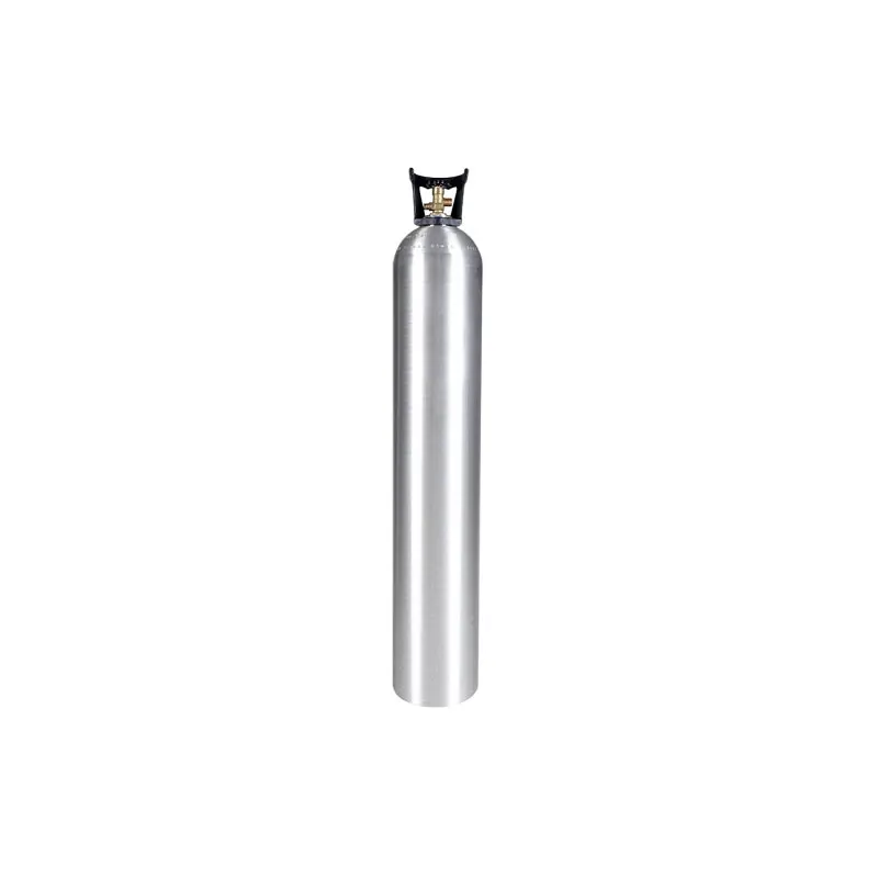 2L 1.5kg ISO7866 Soda Cylinder CO2 Bottle Aluminum Gas Cylinder For Household Commercial Soda Maker Machine Aquarium