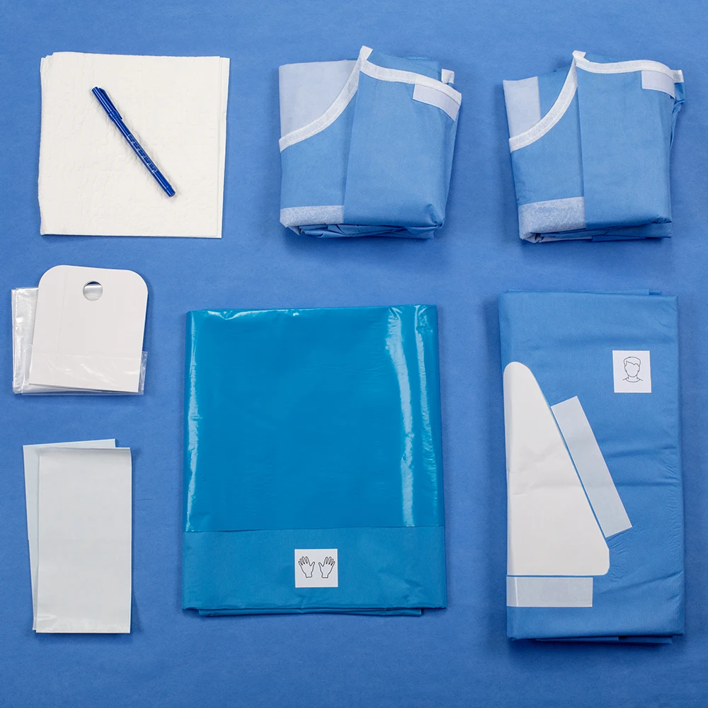 Spinal Puncture Pack Anesthesia Kit Disposable Non Woven Surgical Pack China Manufacturer
