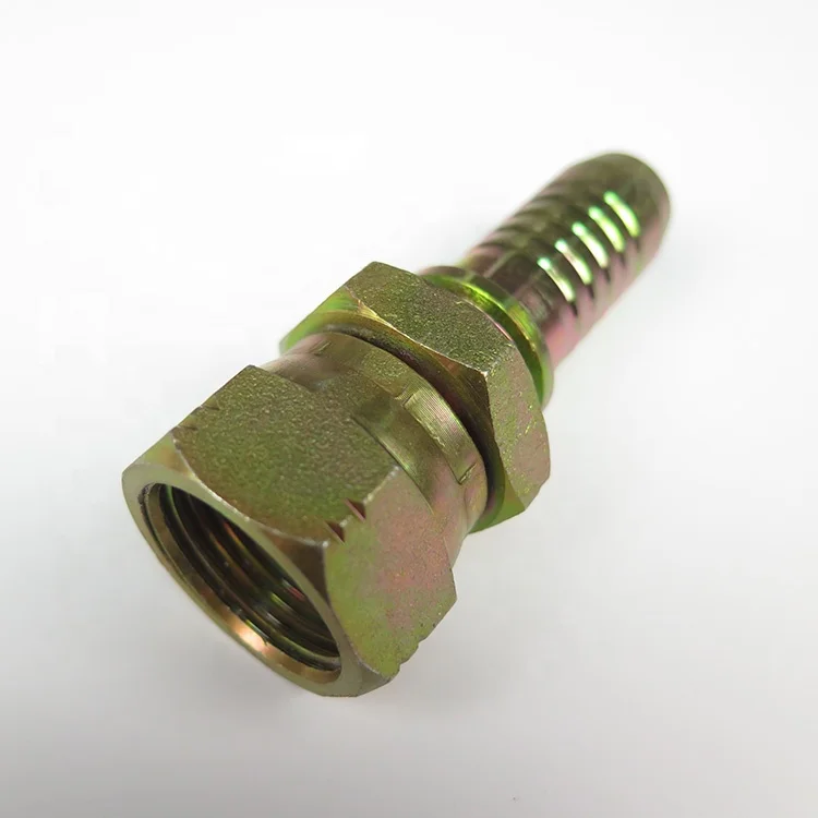 Hydraulic hose adapter fitting stainless steel T fitting tee connector