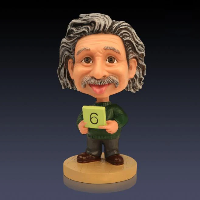 Custom Resin Figurine Famous People Funko Pop Einstein Figurine Bobblehead