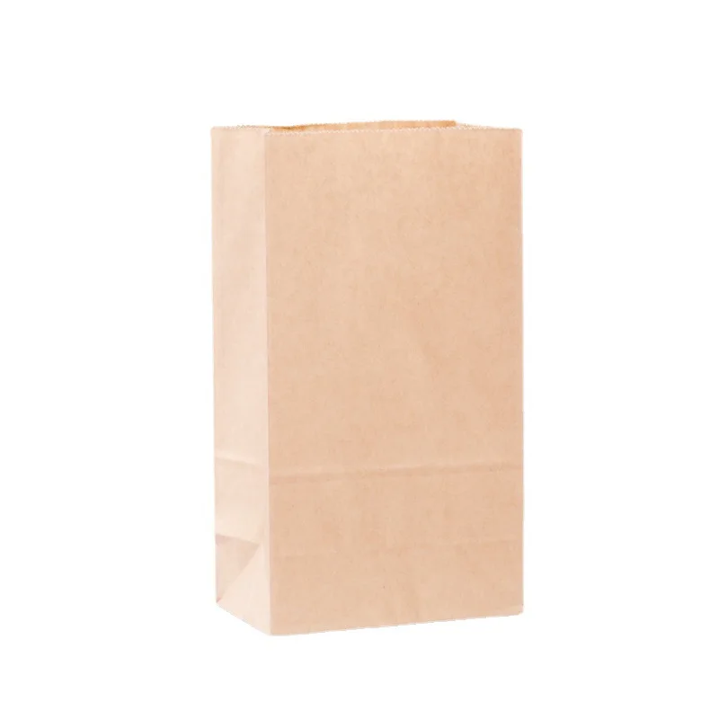 Custom Printed Food Grade Fast Food Take Away Packaging Greaseproof Paper Bag for French Fries Sandwich Roast Chicken
