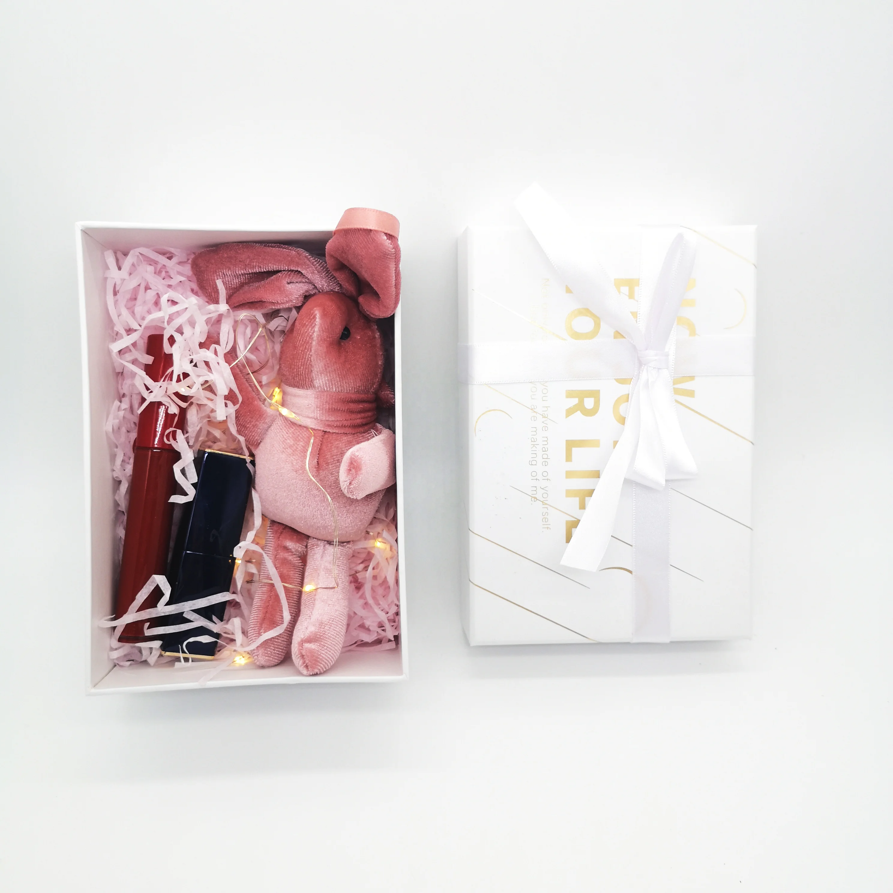 Wholesale Custom Recycling Ordinary White Paper Board Gift Packaging Box For Lipstick