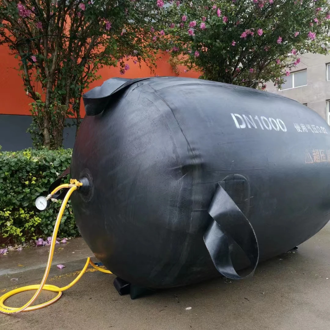 100mm to 1000mm  Rubber Inflatable Pipe Stopper Drain bag Inflatable Sewer Pipe Plug