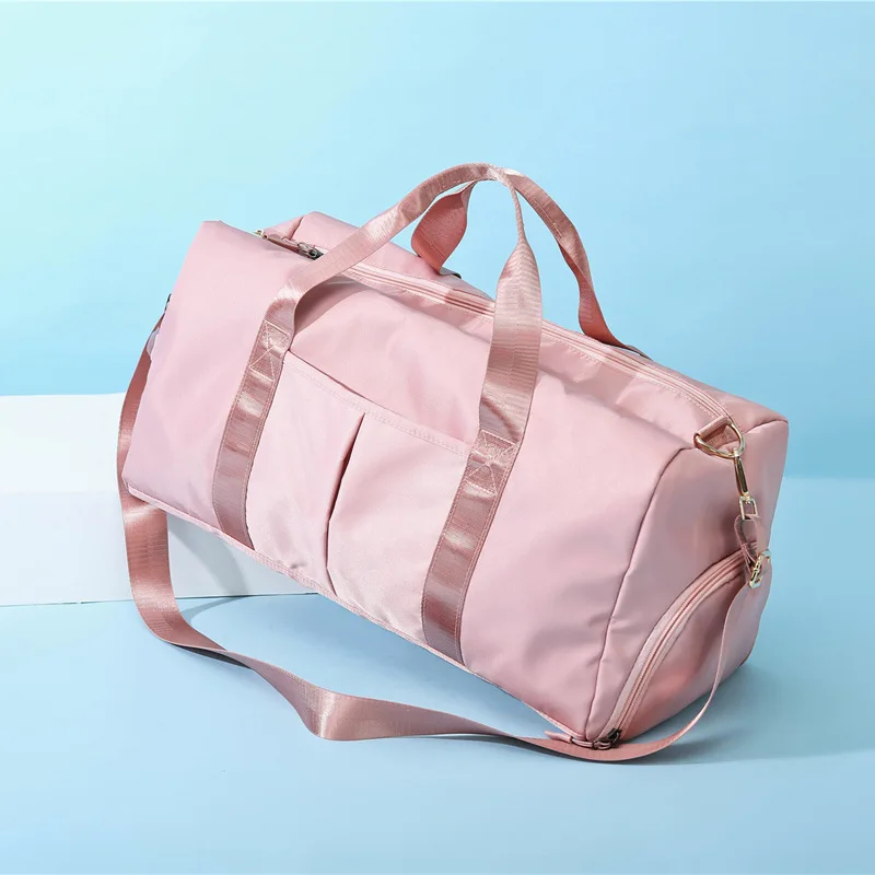 Female portable large capacity folding travel dry wet separation exercise fitness swimming yoga training bag