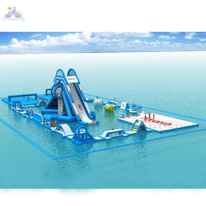 lake inflatables water games  adults inflatable water park games inflatable sea water fun park for hot sale