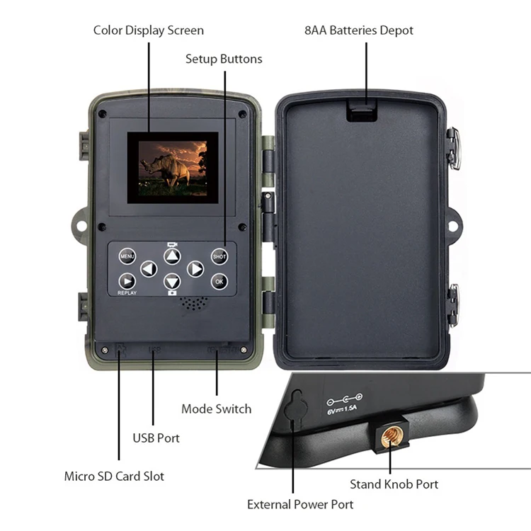 
Trail game Camera 20MP 1080P Infrared Night Vision Game Wildlife hunting trail camera IP65 