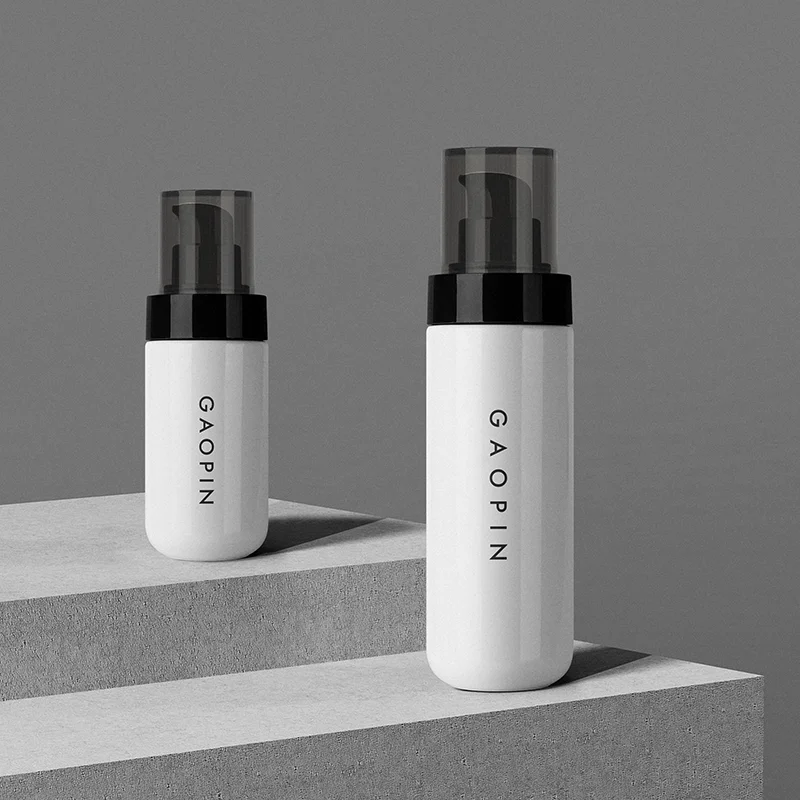 30ml 50ml 80ml 100ml 120ml luxury skincare packaging set containers pet cosmetics cream jar plastic bottle