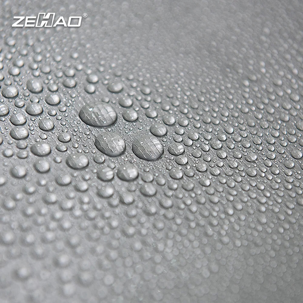 Black Silver Heavy Duty Density Weather And Yard Equipment Cover PE Tarp For Truck Tent Trailer Car Plastic Tarpaulin