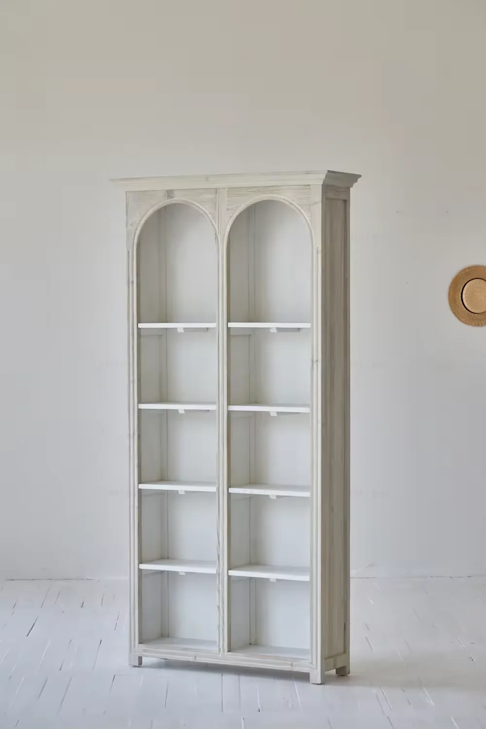 Mediterranean Style Wabi Sabi Recycled Pine Furniture Natural Wood Cabinets Display Cabinet for Living Room