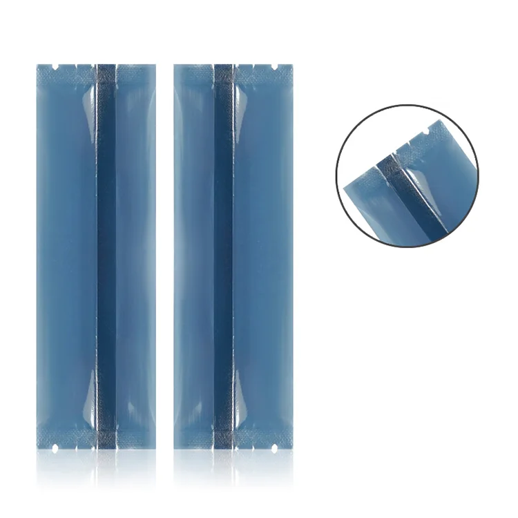 4 5x15 см простой пустой разного цвета пищевой тепловой герметизирующий индивидуальный одноразовый пакет для упаковки порошковых палочек