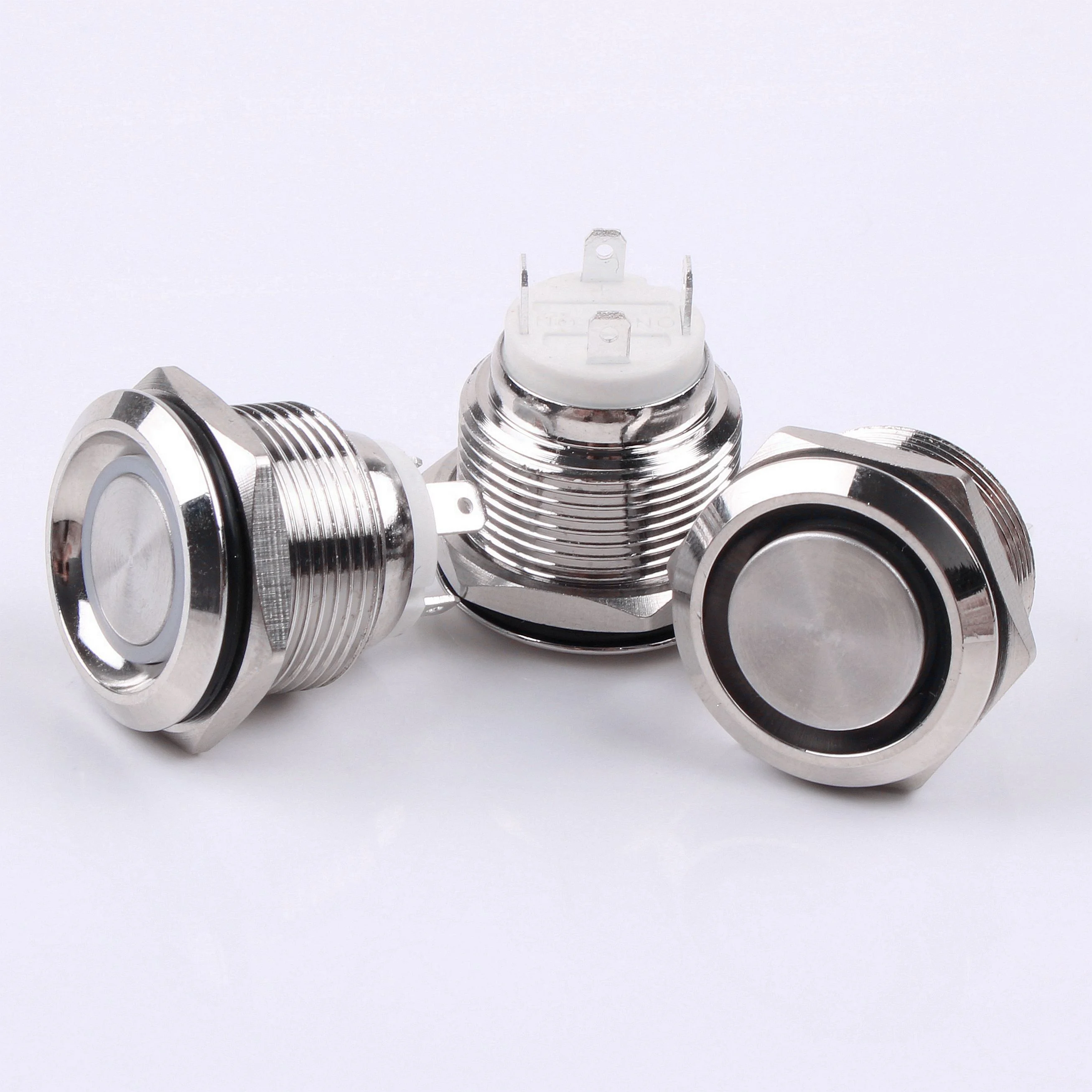 19mm metal push button switch 6A high current short Latching point modified miniature waterproof button