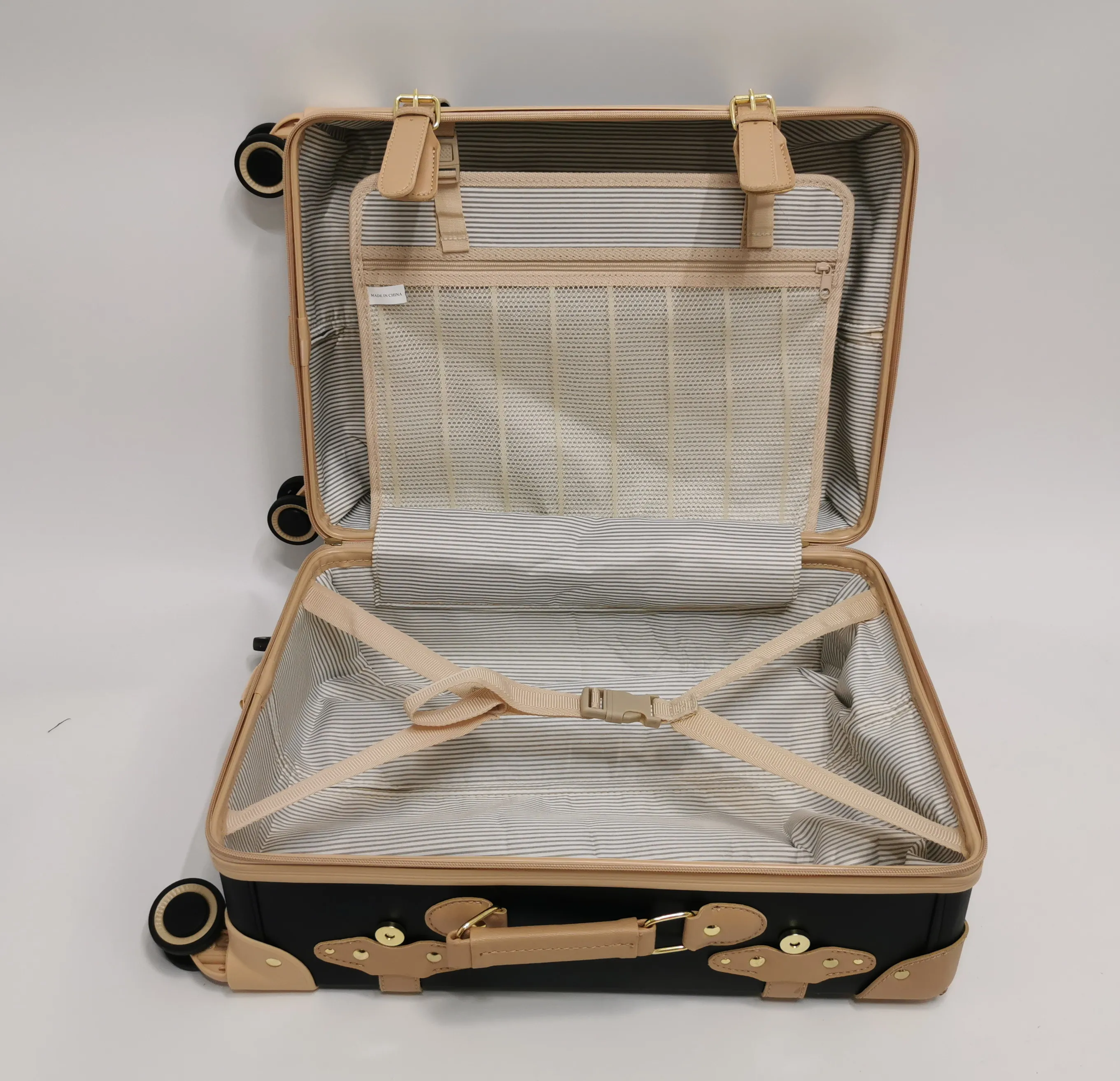 Factory new design  Classical Vintage  trolley Luggage with TSA lock