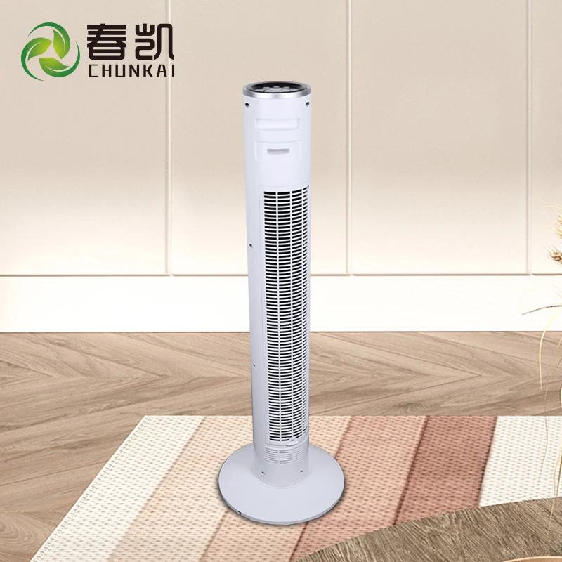 Factory Price Electric Noiseless Safety Cooling Bladeless 38 inch Tower Fan with remote