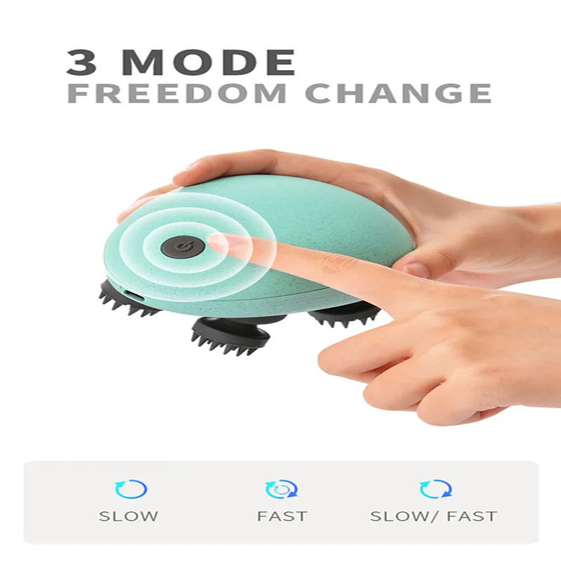 Portable Multiple Pain Relief Scalp Hair Relaxation Massage Modes Electric Handheld Head Massager