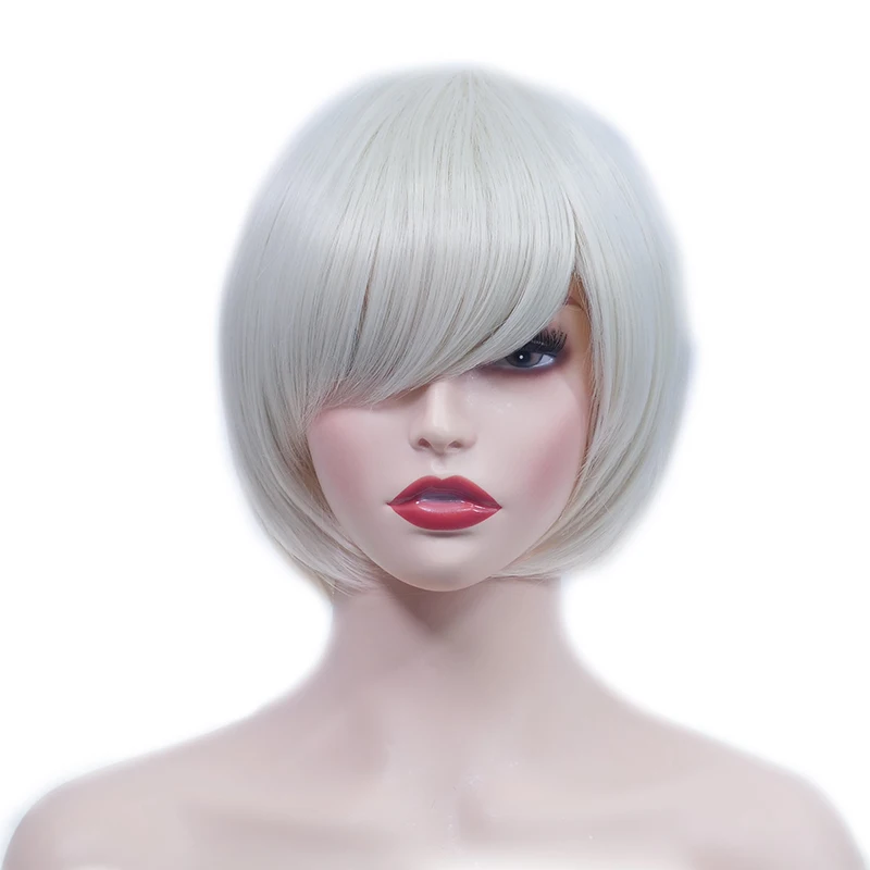 Горячая Распродажа 2021, Короткие вьющиеся парики боб яркого цвета, черные парики боб для ежедневного использования