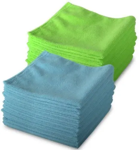 Brabantia Microfibre Cleaning Cloths (x 2), Machine Washable, Mint