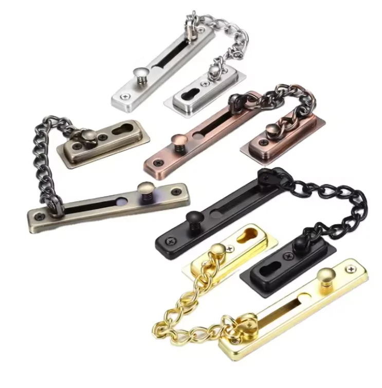 Stainless Steel Anti-theft Security Chain Lock Hotel Door Guard Hotel Door Chain Bolt