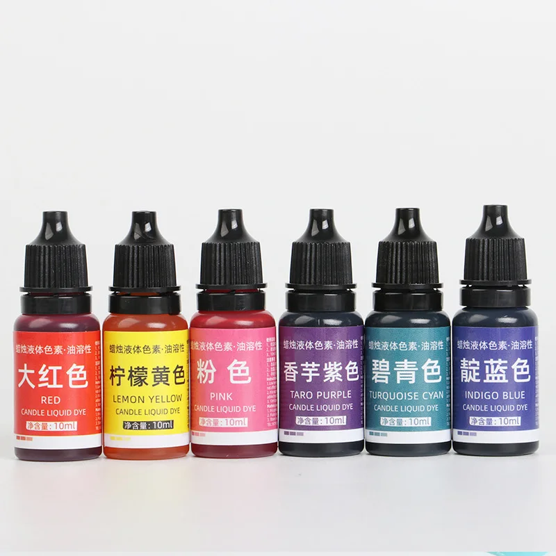 Wholesale High Quality Pigment Handmade DIY Making Candle Art Liquid Pigment Micro Color Liquid Dye Candle