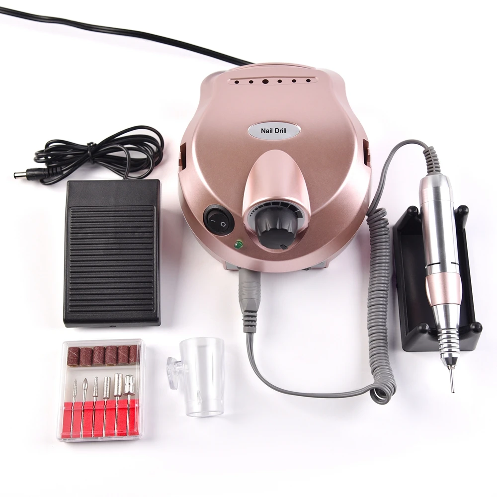 Electric Nail File Cutter Bits Nail Tool Pro Manicure Machine Apparatus For Manicure Pedicure Kit 35000RPM Nail Drill Machine