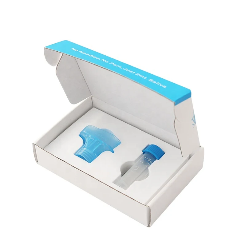 Medical 5ml Screw Funnel Disposable Integrated DNA/RNA Saliva Gene Dna Sample Testing Detection Collector Kit