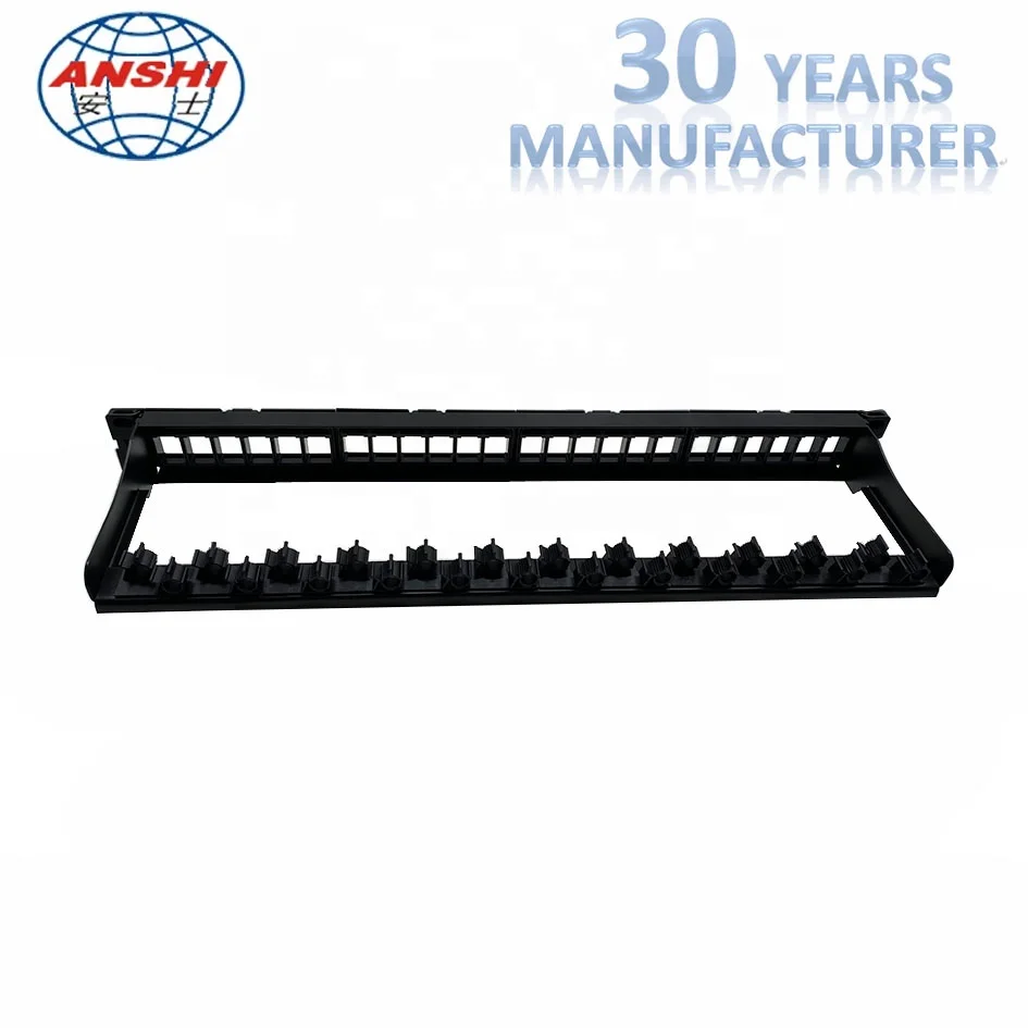 ANSHI New Type CAT5E CAT6 CAT6A 24 Port UTP Patch Panel