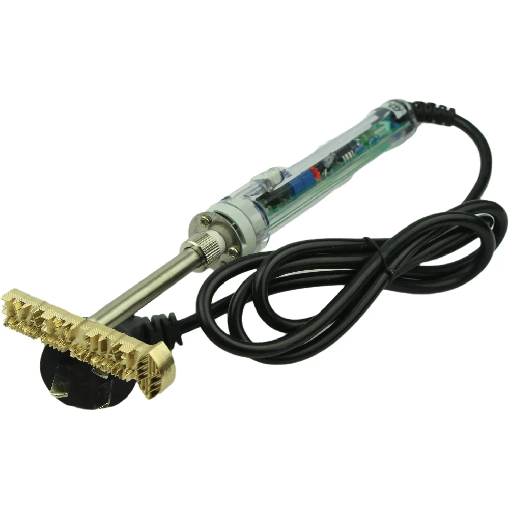 Custom Electronic stamp sealing Stamping Machine Handheld Soldering Iron logo stamp Machine hot sealing stamp Leather Trademark