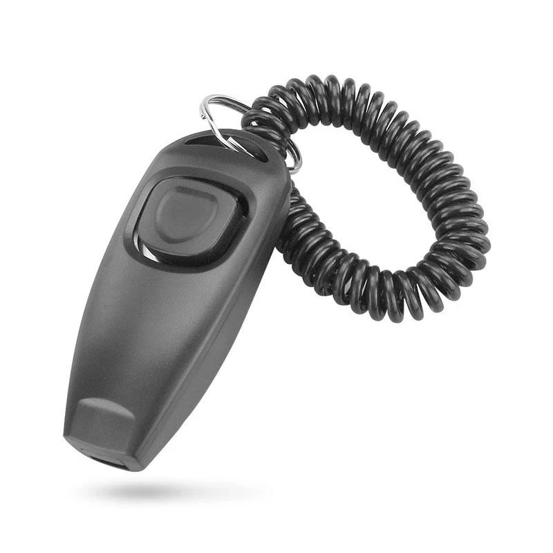 Pet Dog Whistle And Clicker Puppy Stop Barking Training Aid Tool Clicker Portable Trainer Pet Products Supplies