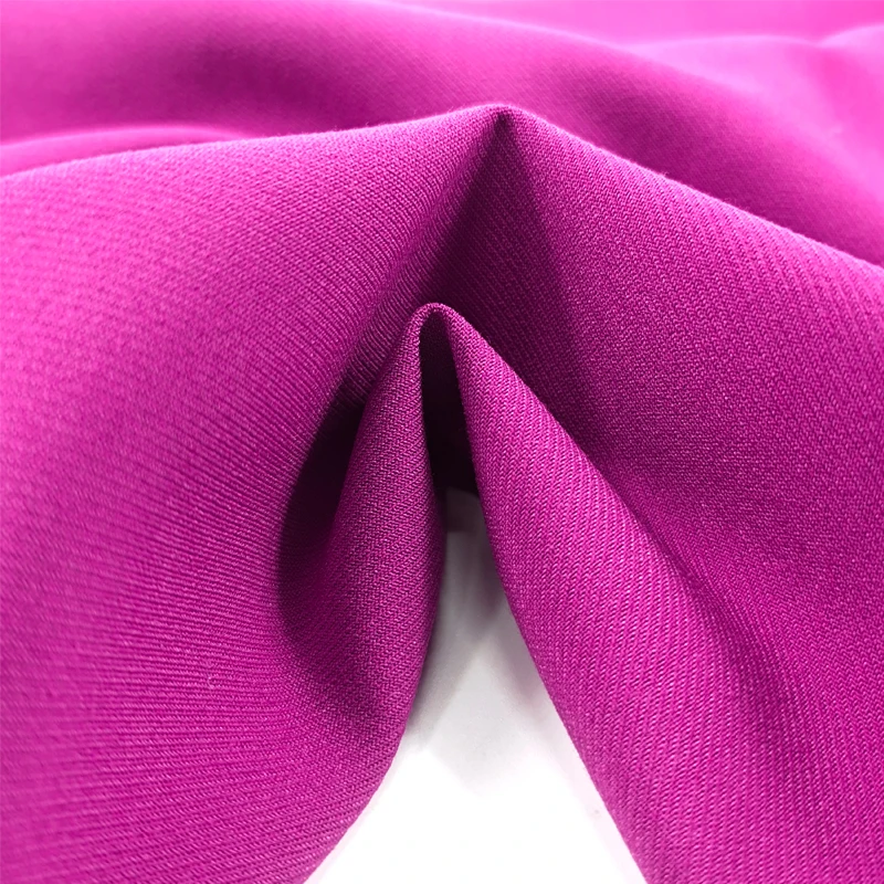 TR Suit 78%POLY 16%RAYON 6%SP 250GSM Customized Twill for Uniform with Spandex Stretchy Elastic