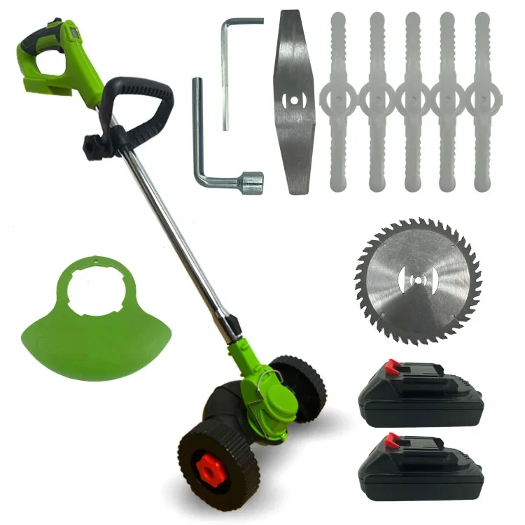 power string trimmer electric grass cutter battery 21V cordless mini grass lawn mower for garden tool