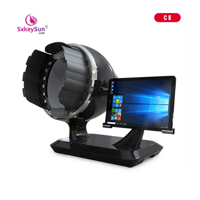 Excellent Skin Analyzer Machine Skin Scan Recognition Deep Learning Skin Problems 3D Cloud Computing Storage Spa Use Device