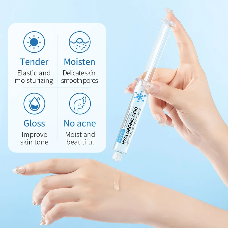 OEM SADOER private label skin care products hyaluronic acid nourishing tender smoothing hydrating moisturizing face serum