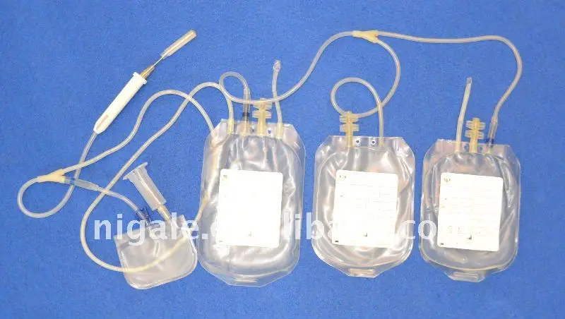 
Disposable Single/Double/Triple/Quadruple blood transfusion bag 