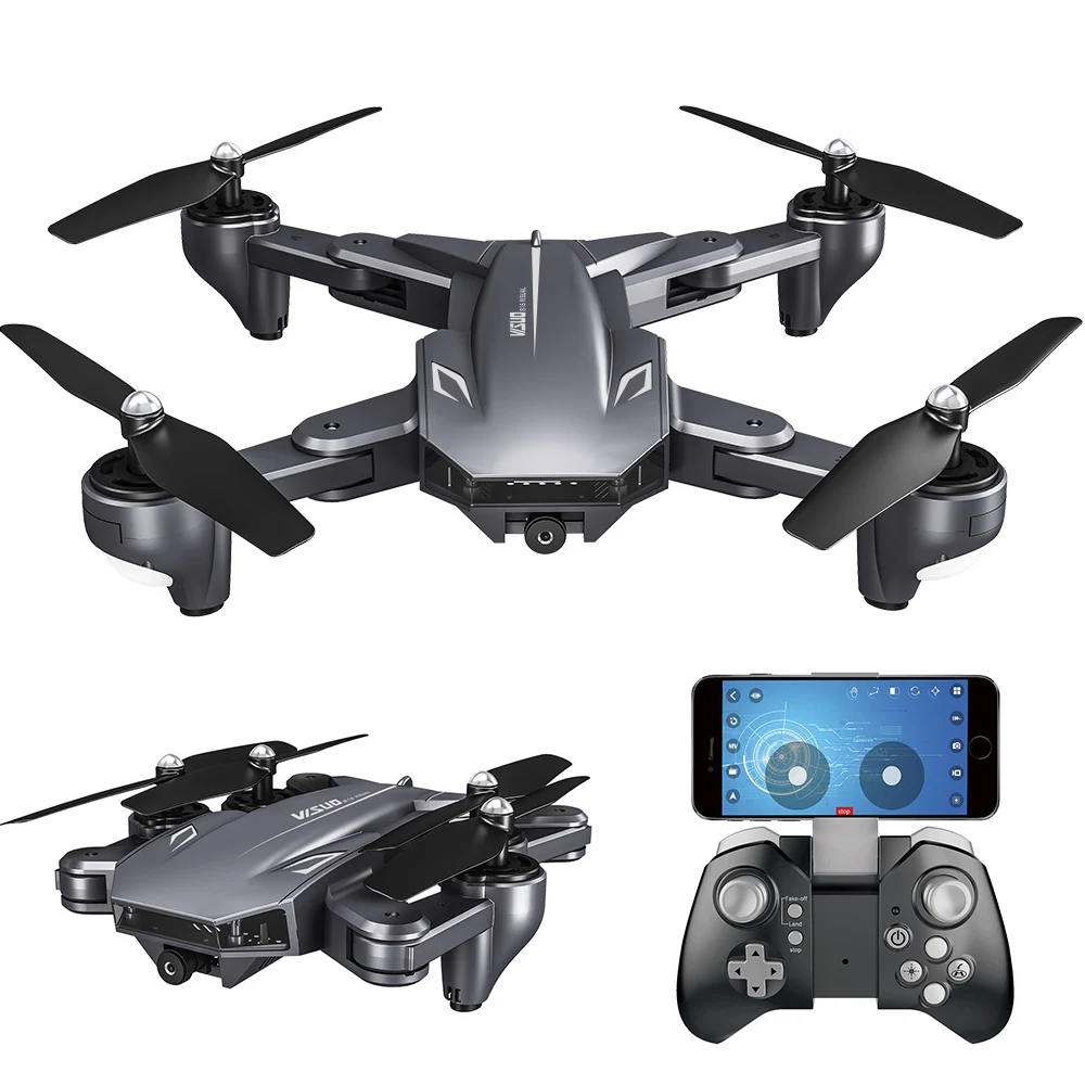 Visuo XS816 RC Drone Optical positioning 4K Photo HD Dual Camera 720P Aircraft FPV Wifi Model Kits UAB Foldable Dron Quod Copter