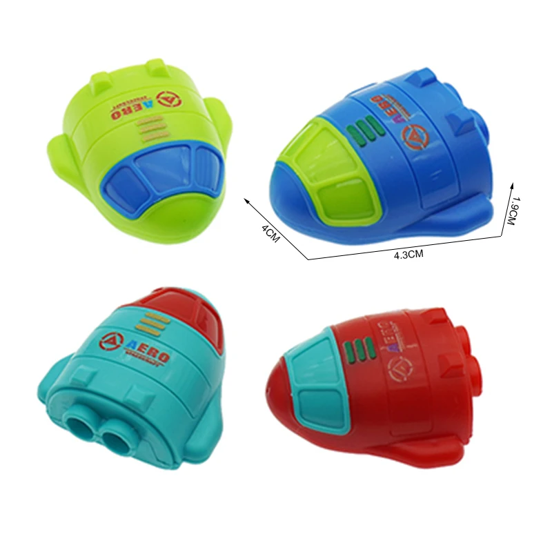 ABS Material Pull Back Space Boat Toys For Kids 45MM Capsule Toys