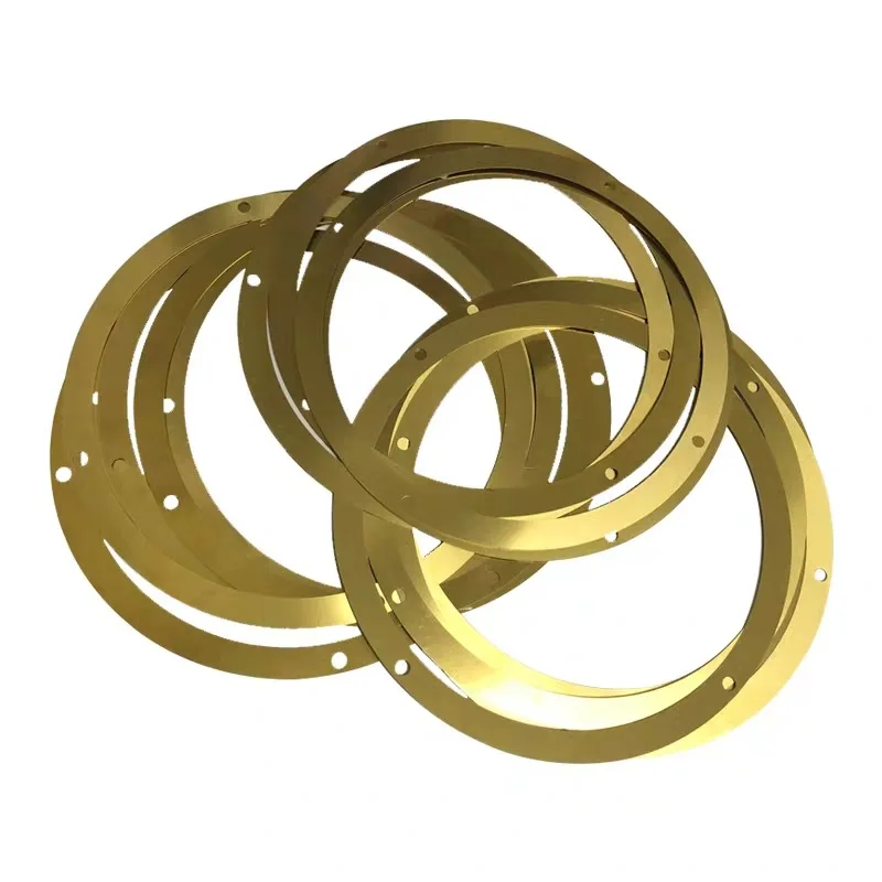 custom Min thin 0.02mm Ultra-thin copper brass flat shim washer