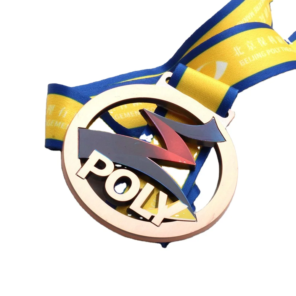 Custom New design 65 mm In Diameter Metal Zinc Alloy 3D Medal