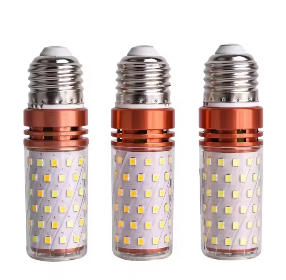 E27 T-Shape LED Bulb Lights Energy Saving 12W 16W 20W 24W 6000K PC Material Lamp Body Globe Type DC Power Supply