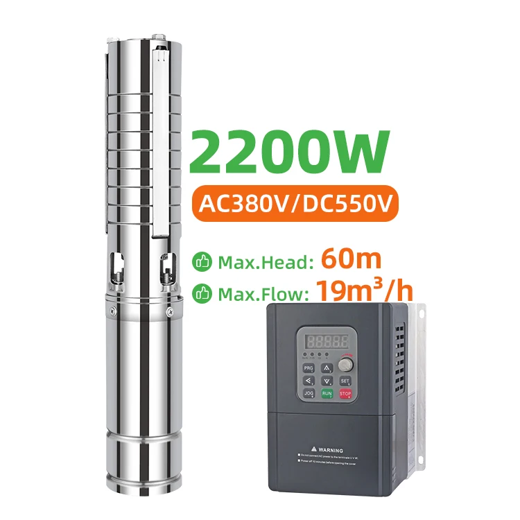 
2200 Вт, Лидер продаж, водяной насос с головкой 60 м на солнечной батарее, водяной насос на солнечной батарее, насосы на солнечной батарее для пруда 