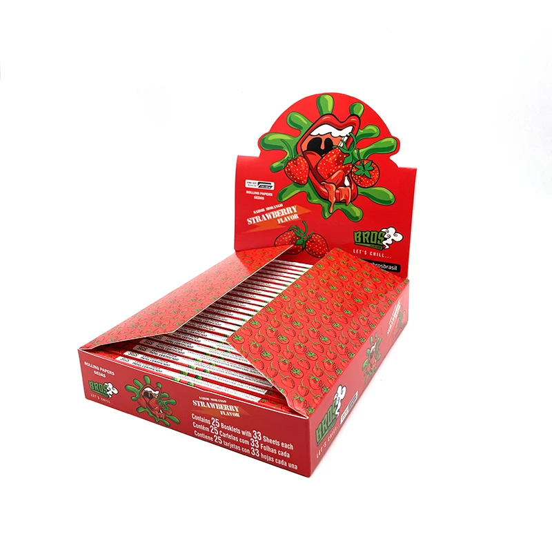 rolling paper smoking custom design natural gum king size unbleached