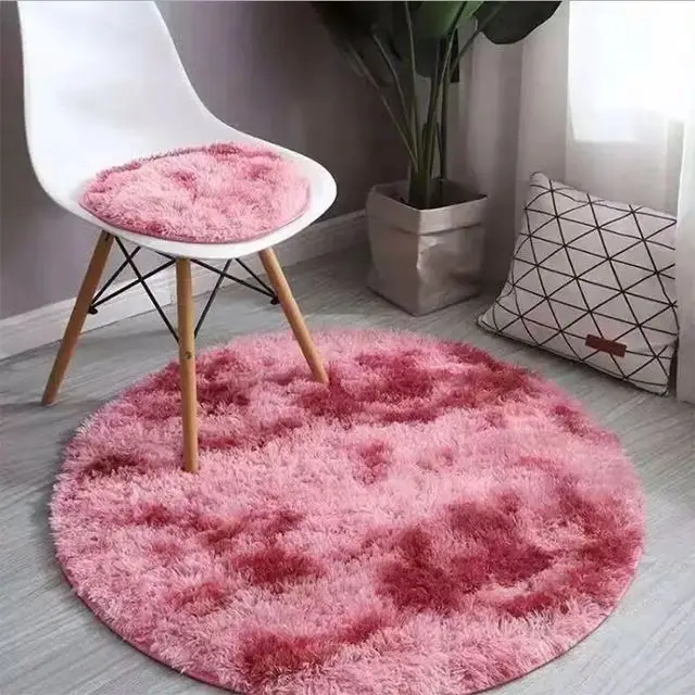 Multi color new style modern soft living room large home room furry floor mat