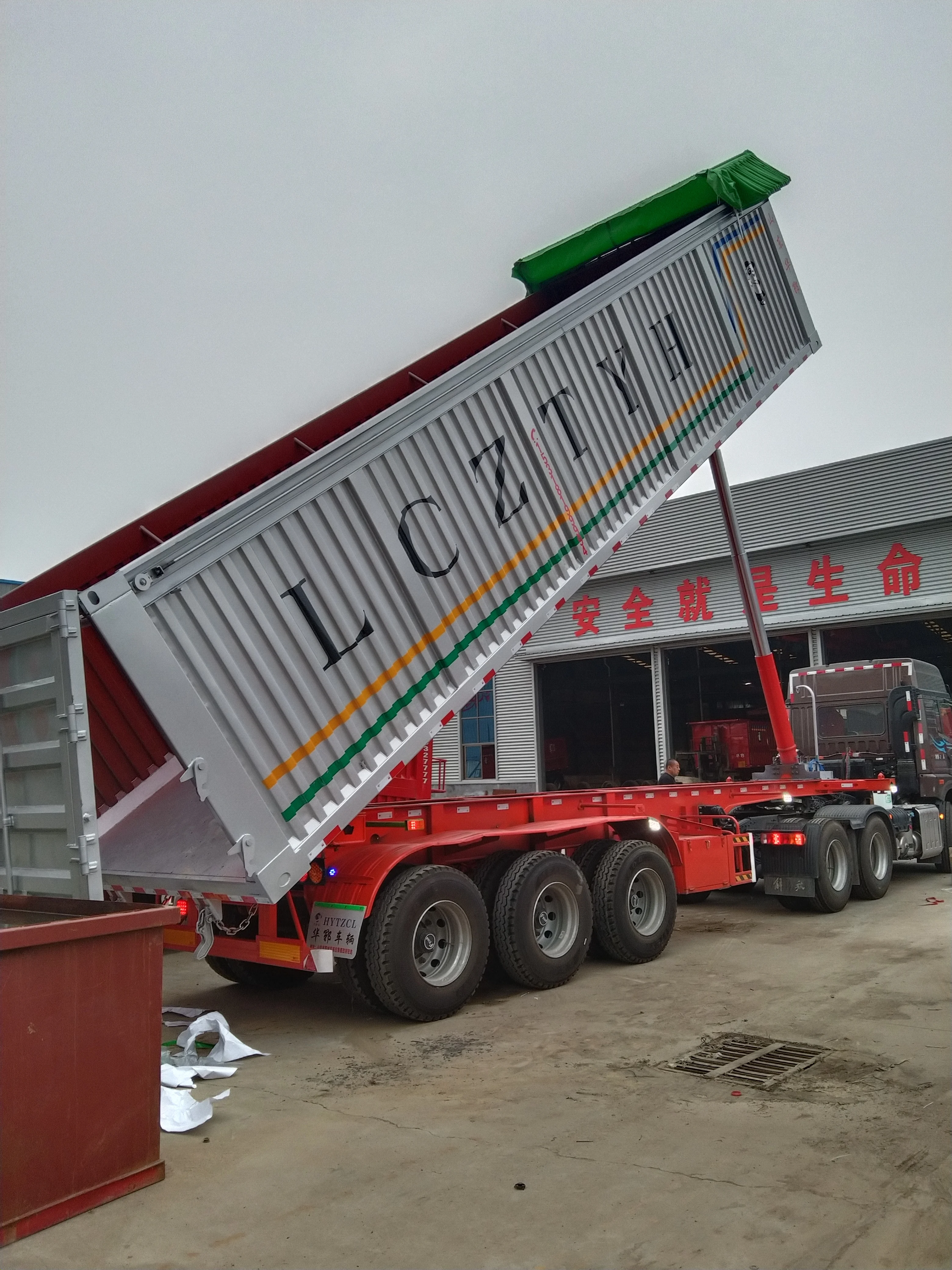 High quality best-selling 3 Axles Tipper Semi Trailer professional transport Dump Trailer Trucktrailers